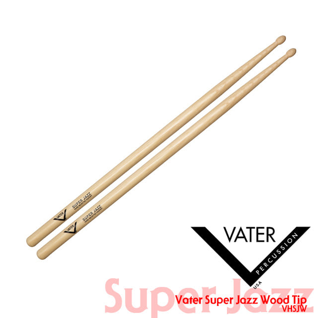 Vater 베이터 드럼스틱 Super Jazz Drumsticks /VHSJW뮤직메카