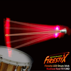 Firestix LED Drumstick &quot;Radiant Red&quot; LED 드럼스틱 FX12RD 뮤직메카