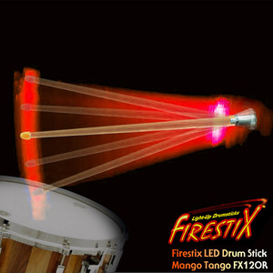 Firestix LED Drumstick &quot;Mango Tango&quot; LED 드럼스틱 FX12OR 뮤직메카