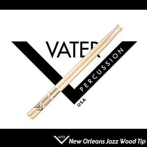 Vater 베이터 드럼스틱 New Orleans Jazz Wood Tip /VHNOJW뮤직메카