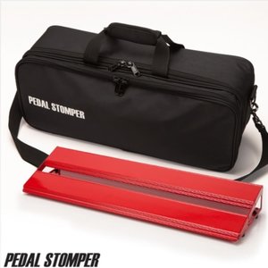 PedalStomper 페달스톰퍼 페달보드+가방 C50 Compact50 - Red Frame with Deluxe Case뮤직메카