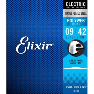 Elixir 엘릭서 POLYWEB Super Light (009-042) 12000  일렉기타 줄/스트링뮤직메카