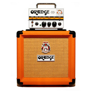 Orange 오렌지 기타앰프 Micro Terror 오렌지 20와트 진공관 헤드 + Orange PPC108 캐비넷 세트뮤직메카